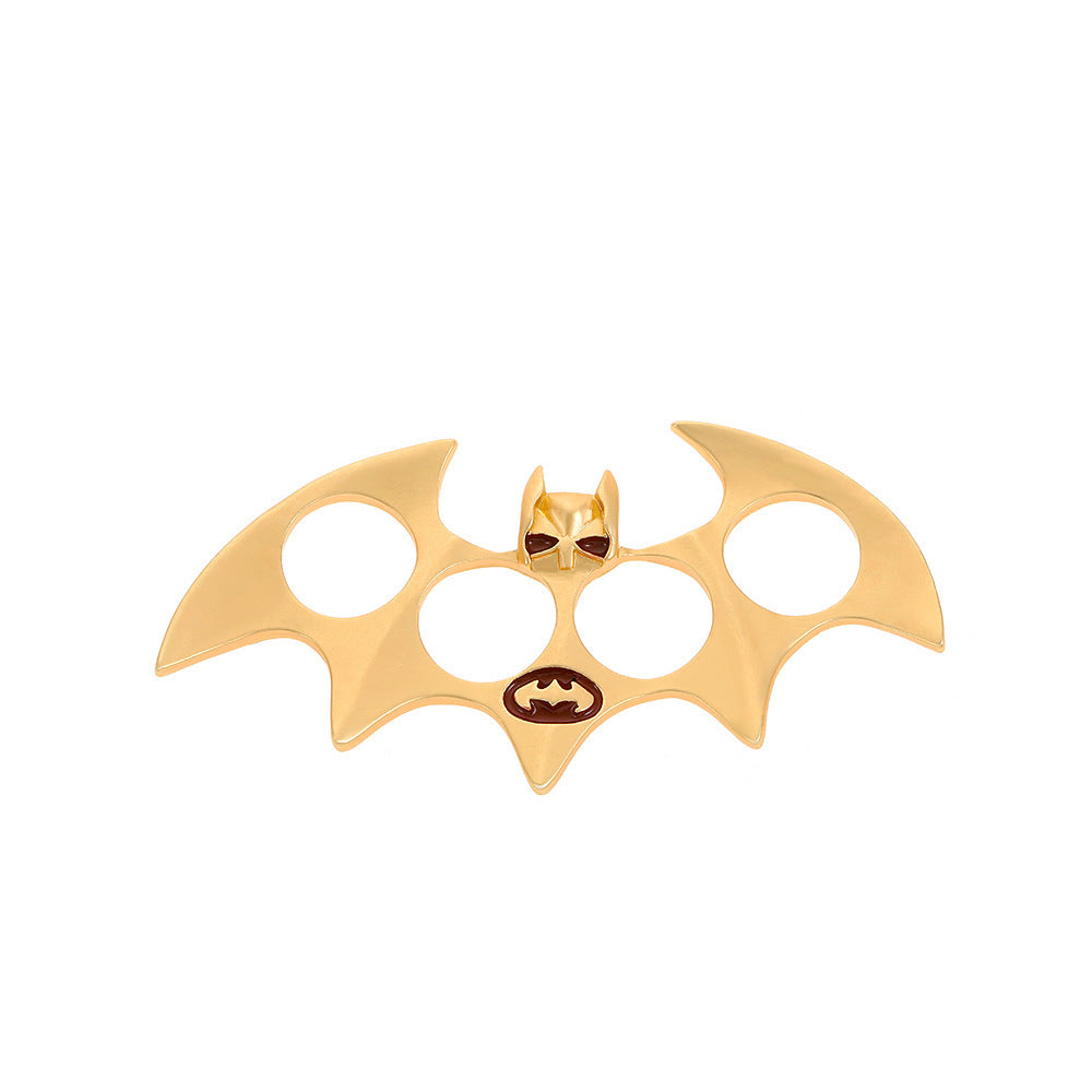 Creative Gothic Exaggerated Bat Boxing Claw Ring