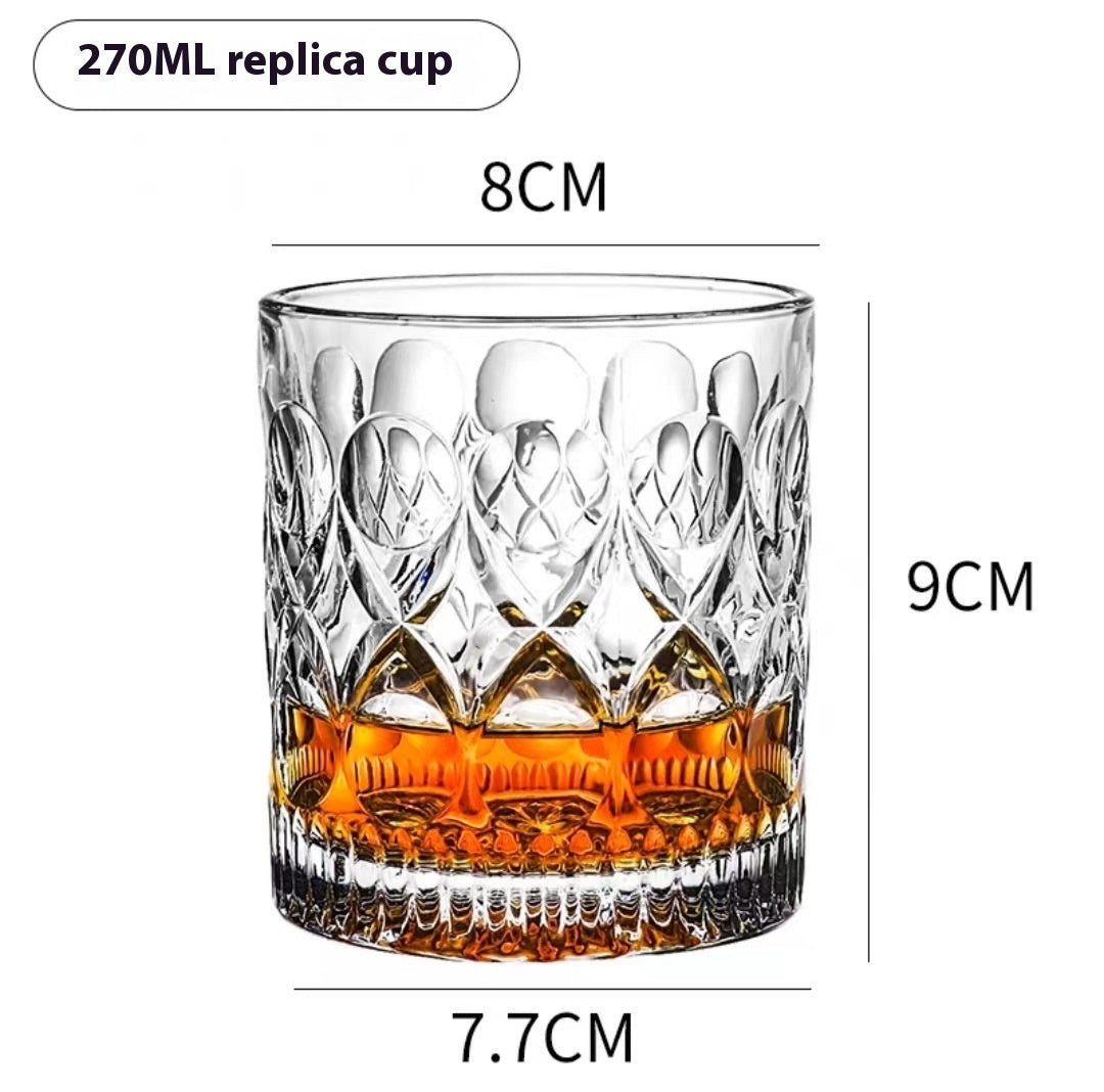 Whiskey Pure Drink Internet Celebrity Beer Brandy Glass Household High-end Classical Foreign Wine Bar Cup
