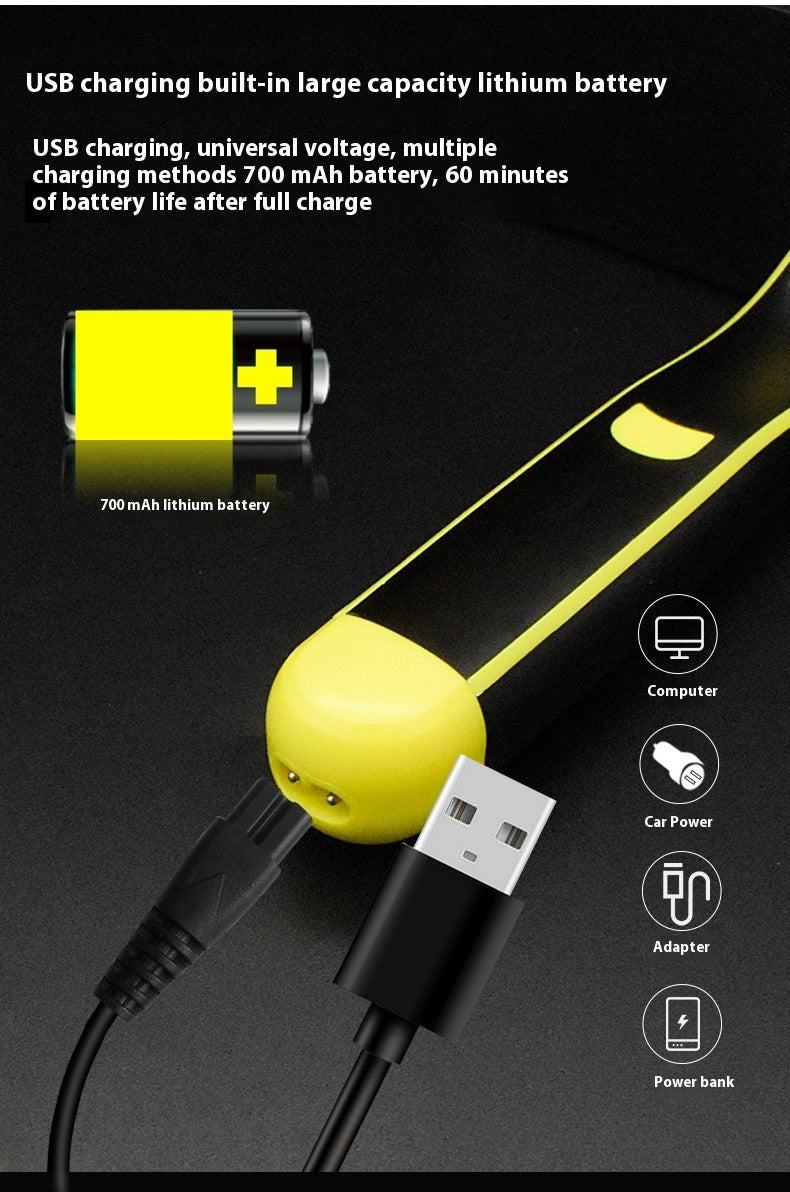 Men's Shaver USB Charging Fully Washable Shaver Leg Hair Facial Electric Shaver