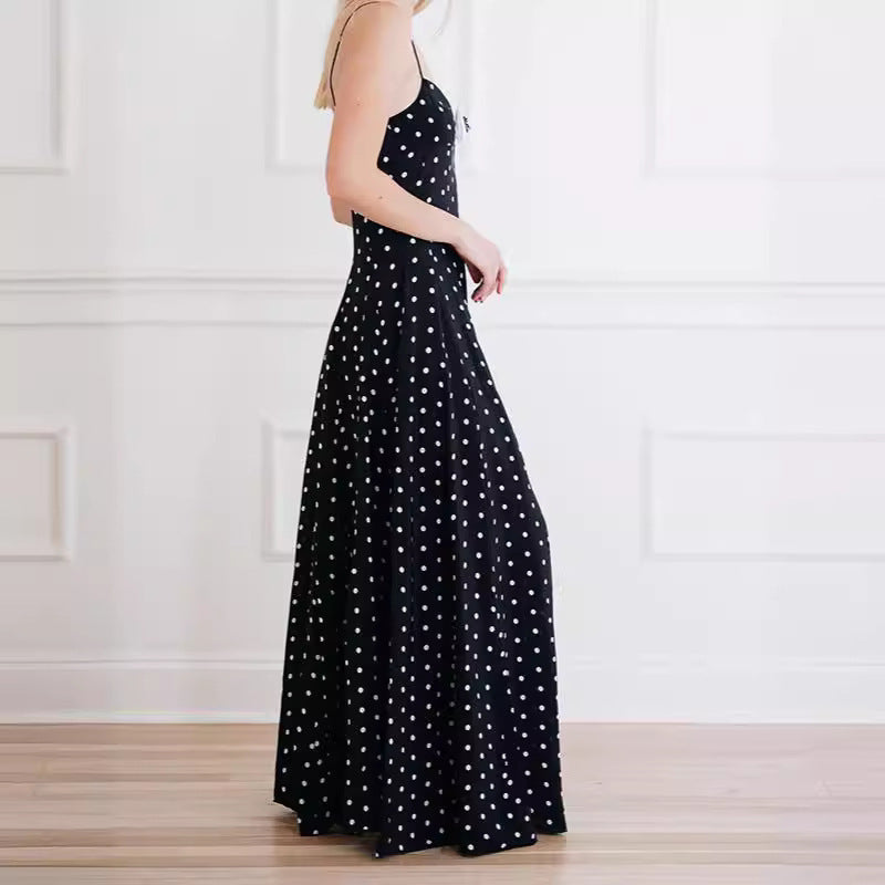 Women's Fashion Personalized Flower Sling Dress