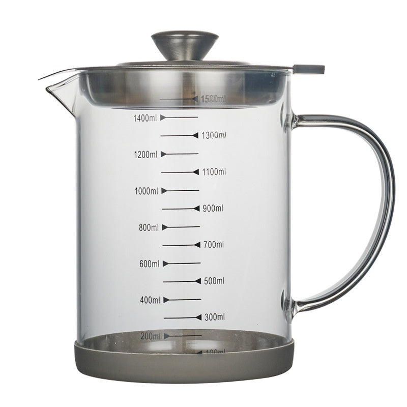 Household Borosilicate Glass Pot Large Capacity Oiler