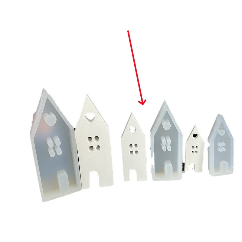 Heart-Shaped Silicone Mold Lighthouse House