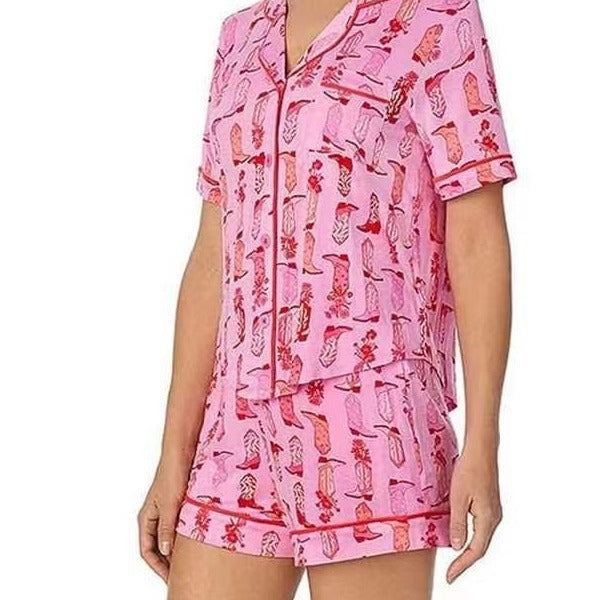 Fashion Striped Casual Two-piece Suit Pajamas For Women