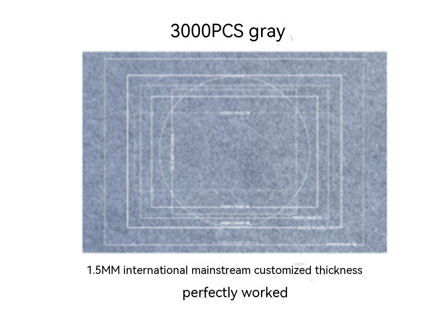 Puzzle Mat 26x46 Inch Felt