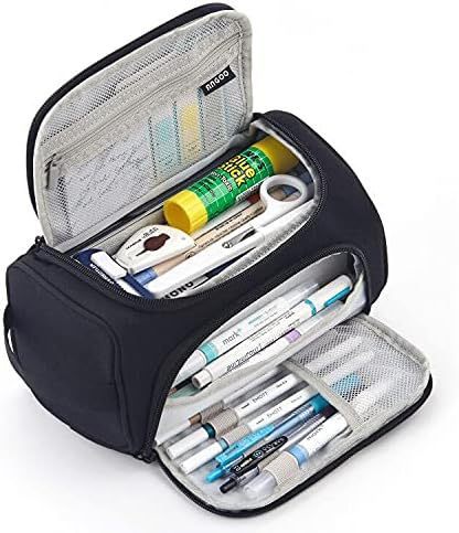 Portable Large Capacity Pencil Case Multifunctional Double-layer Stationery Box