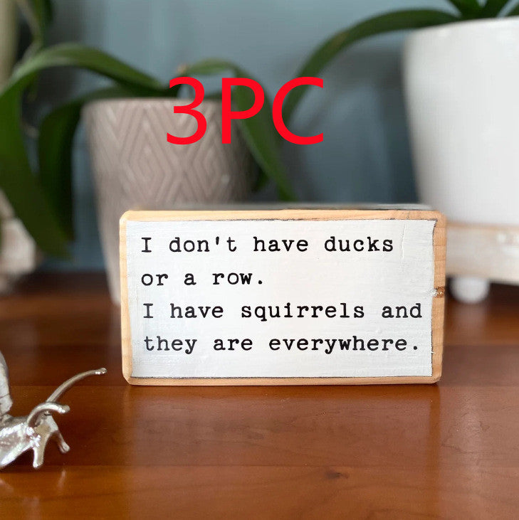 English Letters Desktop Ornaments