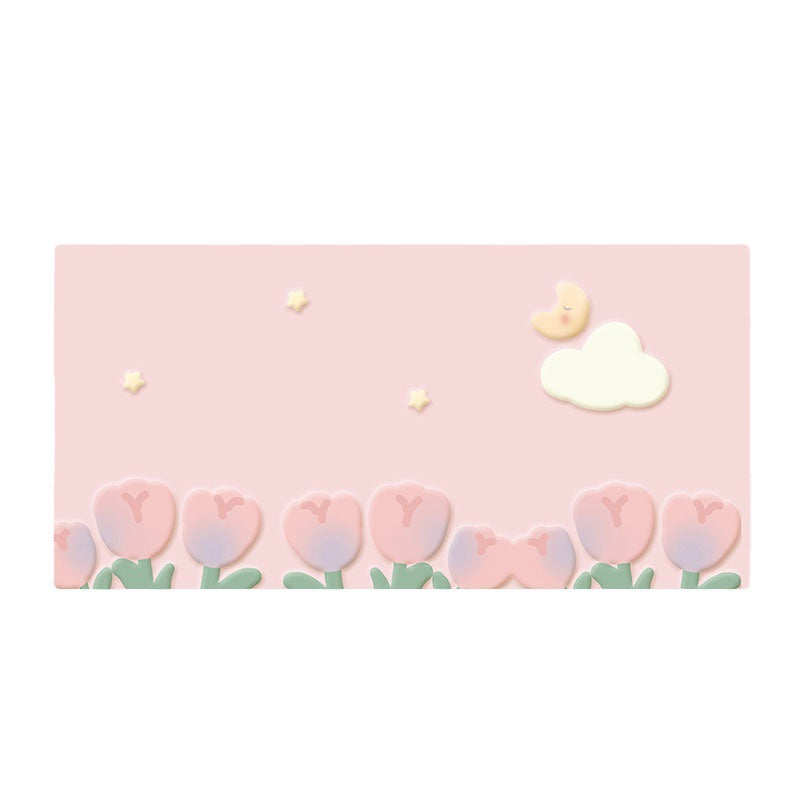 Women's Fashion Personality Leather Mouse Pad