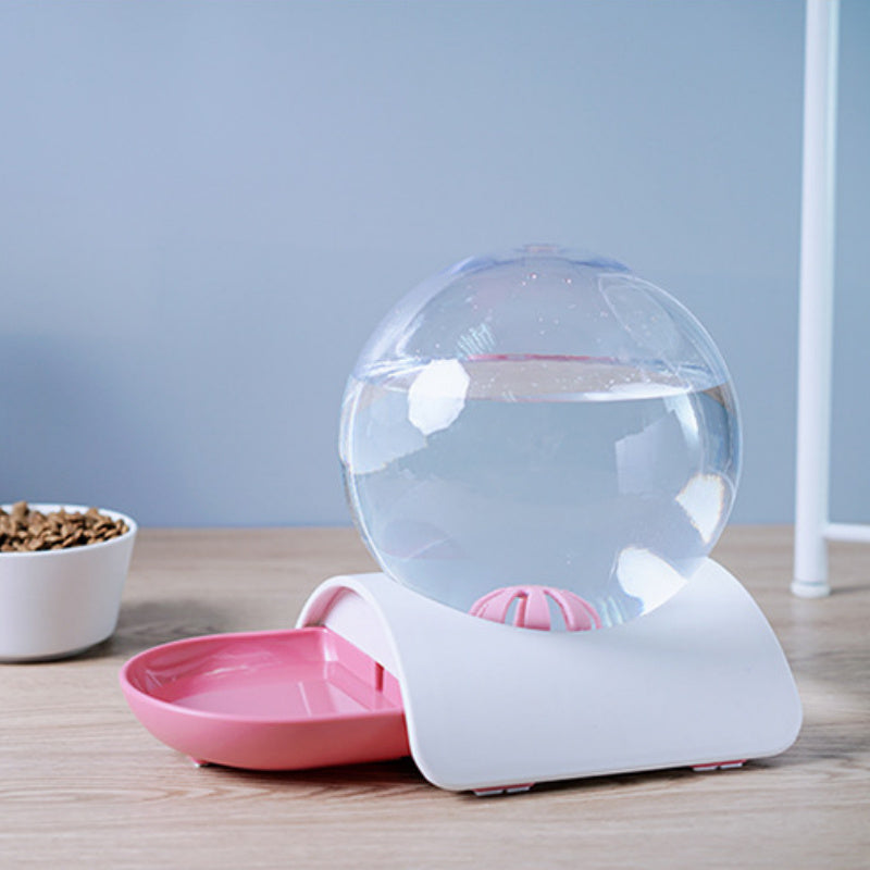 Bubble Pet Cat Non Wet Mouth Water Dispenser