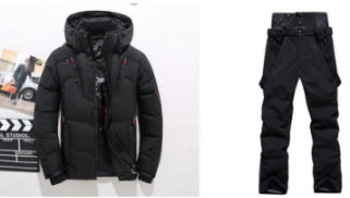 Men's Down Jacket Short Outdoor Sports Slim Fit Hoodie