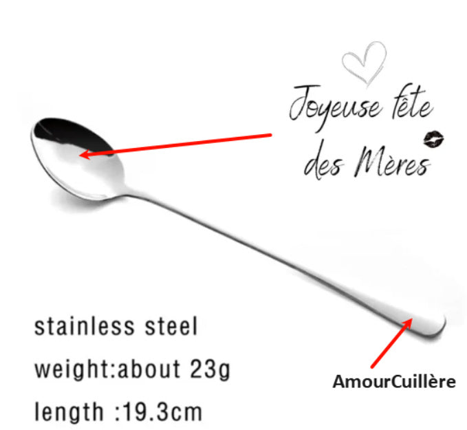Stainless Steel Spoon You Are My Sunshine Couple Family Tableware