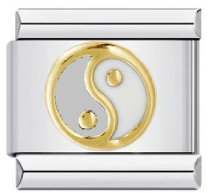 DIY Italian Module Bracelet Titanium Steel Gold Plated