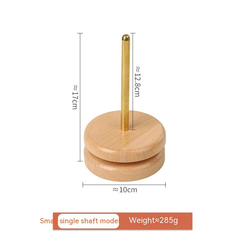 Wooden Rotatable Wool Spool