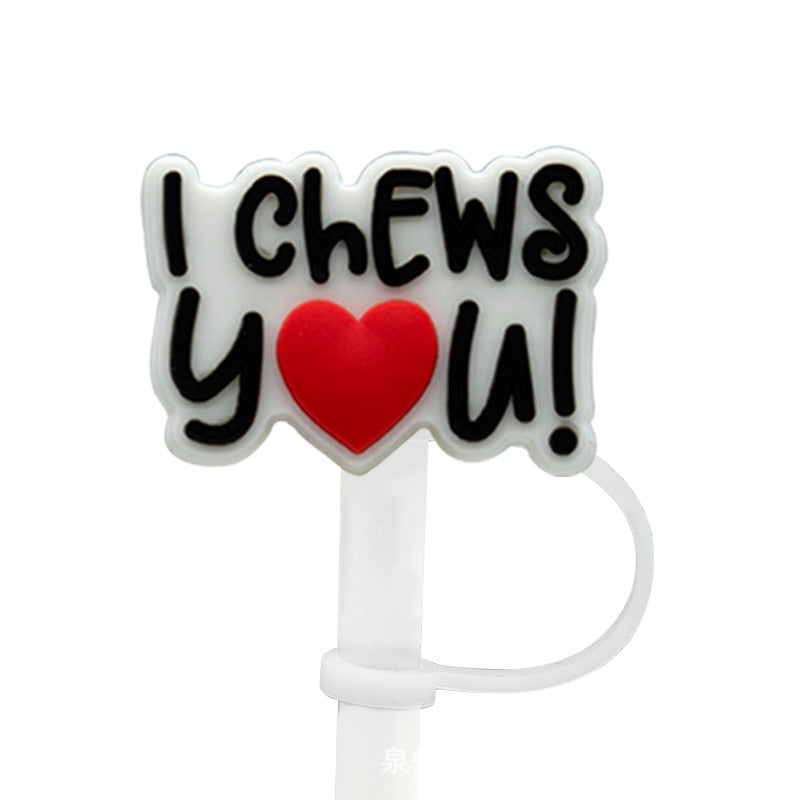 New Valentine's Day Series Straw Mouthpiece