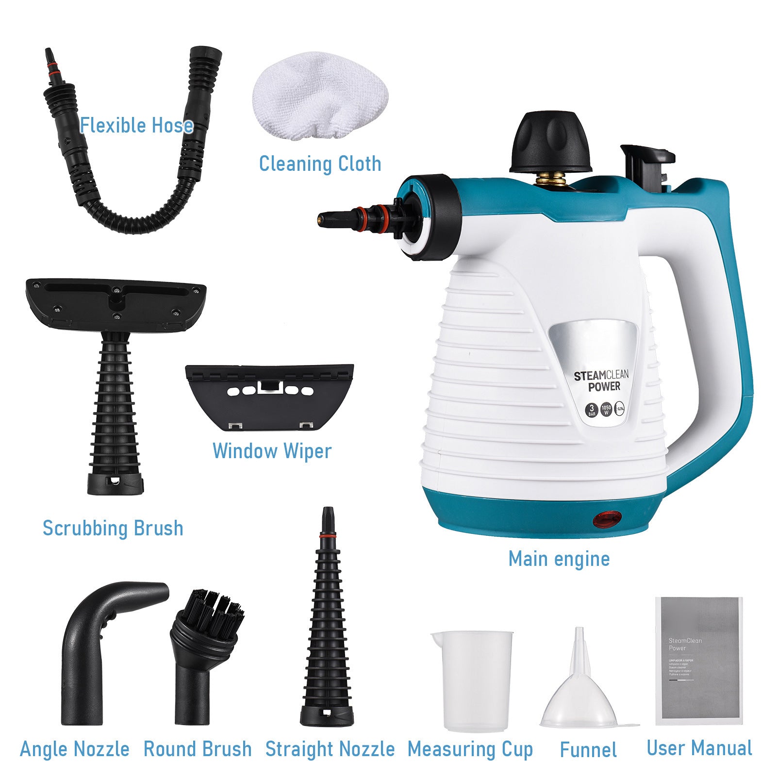 Q388 Steam Cleaner Multi-functional Kitchen Decontamination