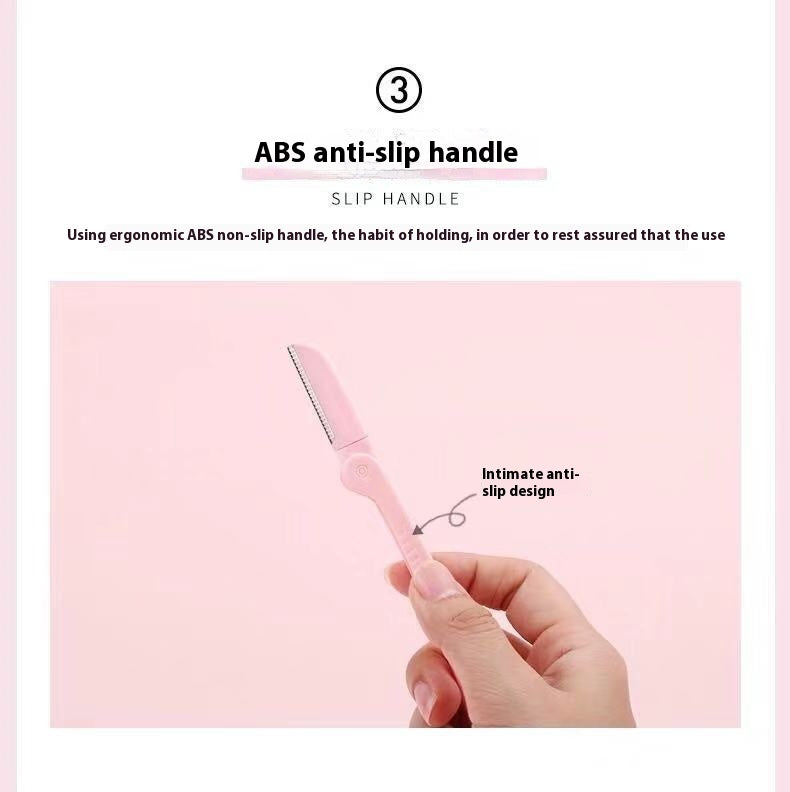 Portable Folding Eye-brow Knife Novice Protective Type