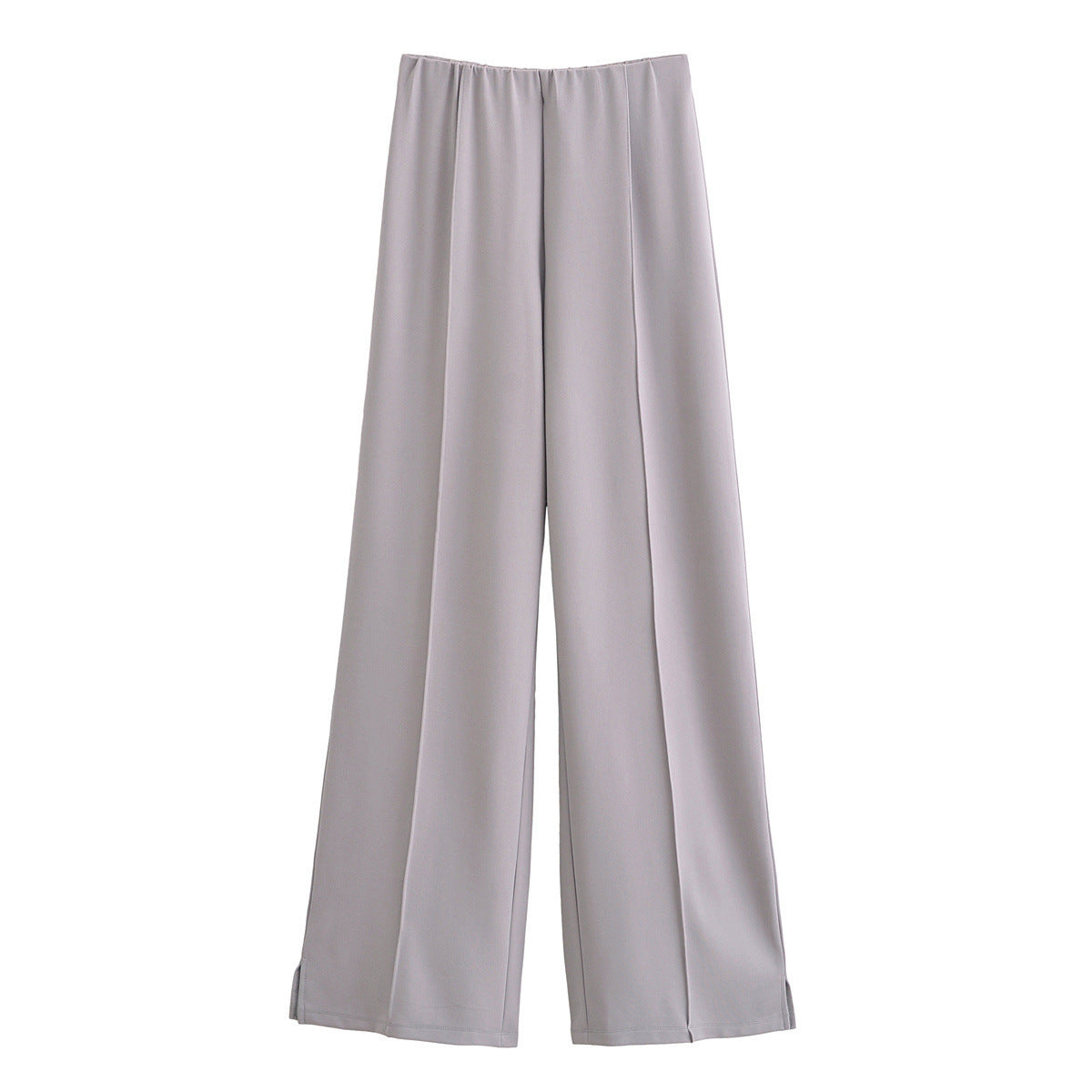 European And American Style Double-sided Cloth Round Neck Top Casual Pants