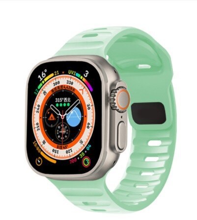 Suitable For Watch Ultra Watch Band Iwatch9 Solid Color Snap Button
