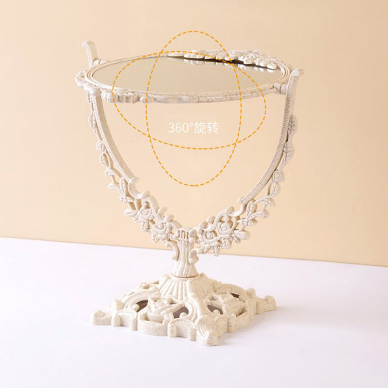 Nordic Makeup Mirror Ins Vintage Decorative Mirror Plastic Cosmetic Mirror Room Home Decor Espejos Decorations Beauty Tools