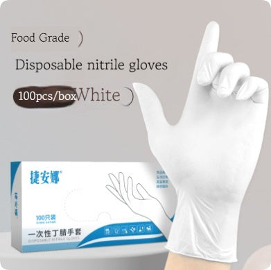 Disposable Nitrile Black Rubber Gloves