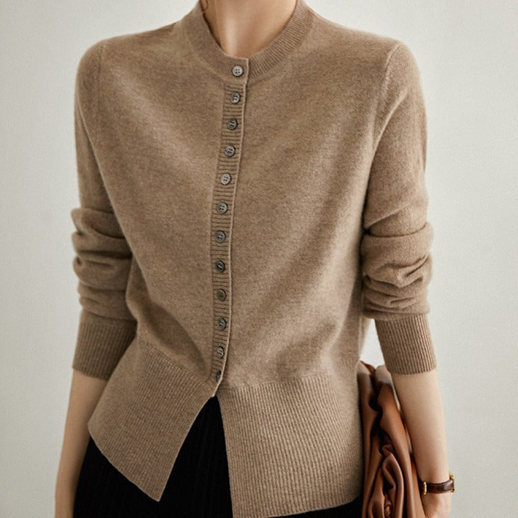 Women's Knitted Cardigan For Autumn And Winter Chanel Style Sweater