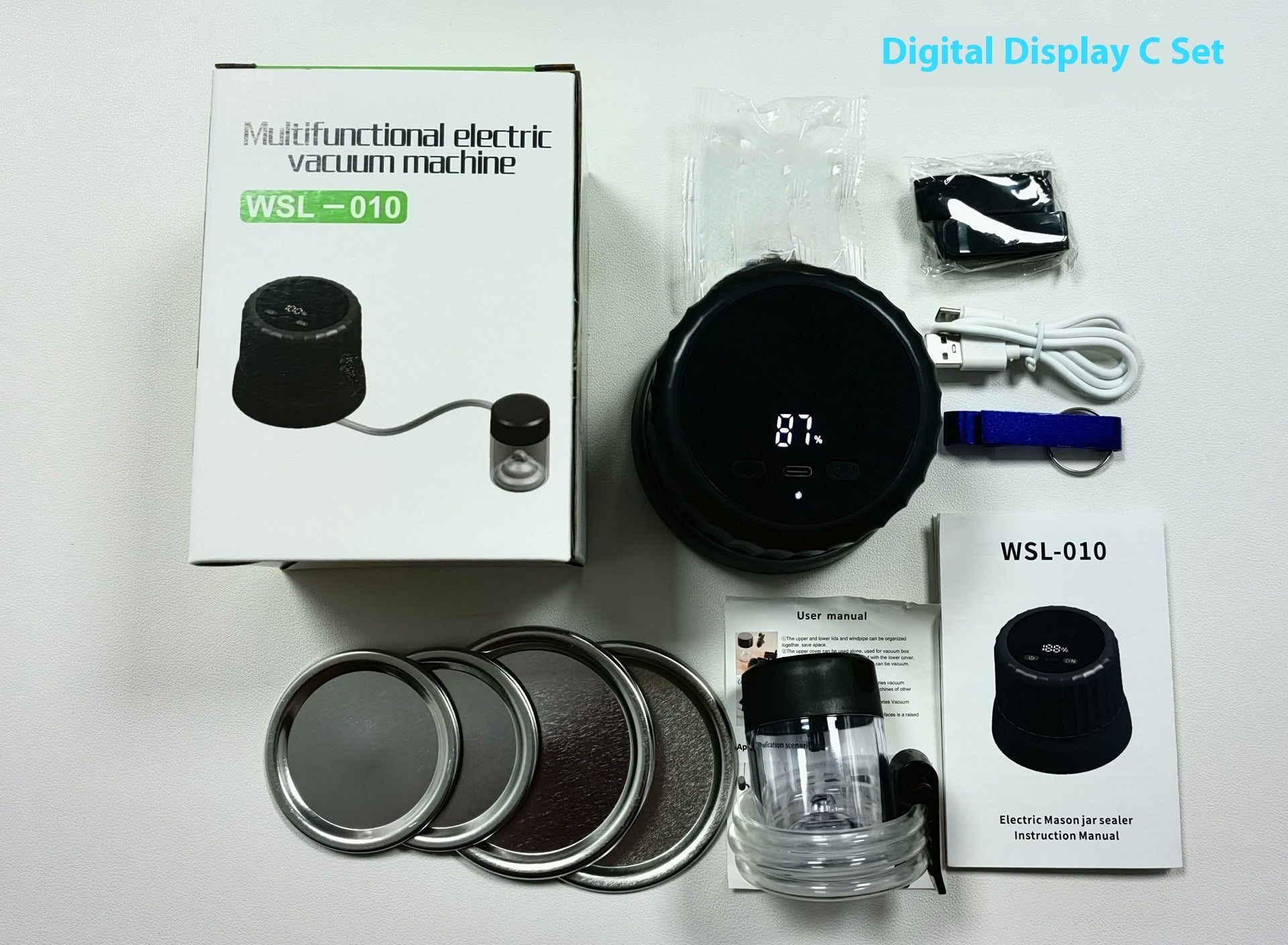 Electric Mason Jar Vacuum Sealing Machine Automatic Integrated