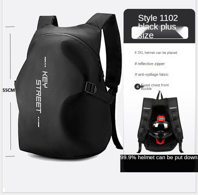 Waterproof Travel Bag Men's Riding Backpack Motorcycle Helmet Bag