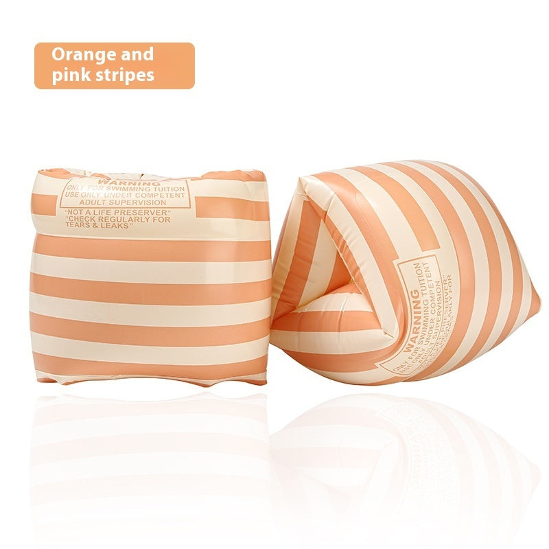 Ins Retro Style Cute Children Arm Floats Long White Silk Sleeves