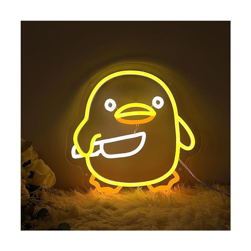 Duck Neon LED Light Dimmable Game Room Wall Decoration