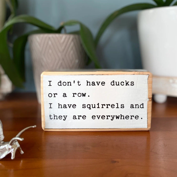 English Letters Desktop Ornaments