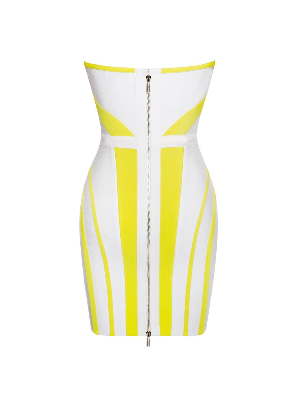 Bright fashion bandeau dress