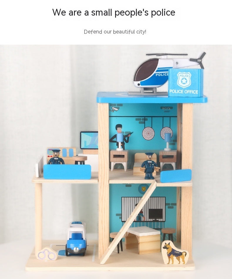 Role Play House Police Fire Department Educational Children's Toys Suit