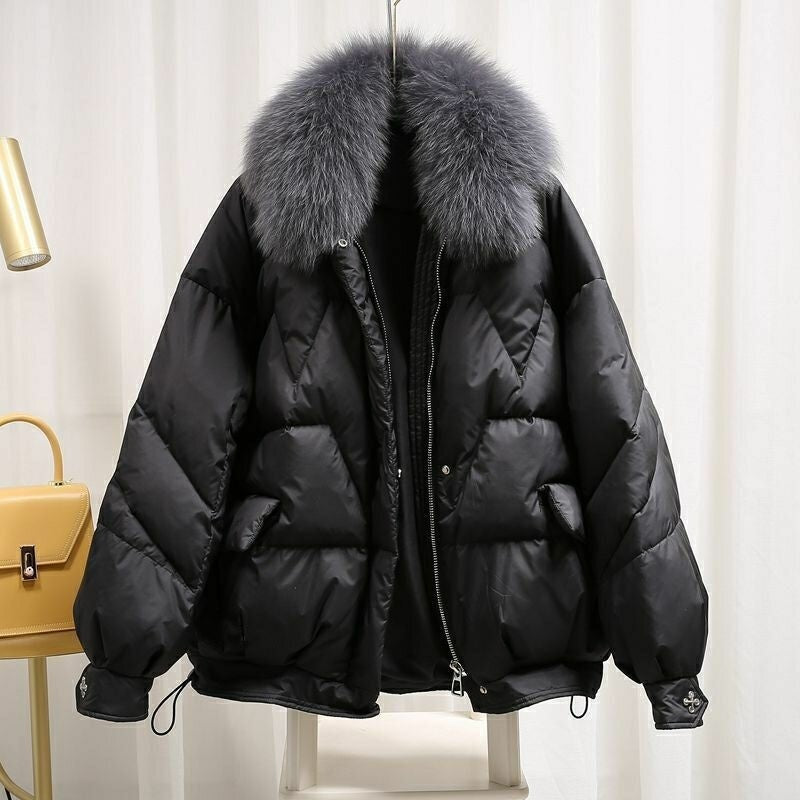 Plus Size Women's Clothing Fat Sister Winter Cotton-padded Coat Cotton Jacket