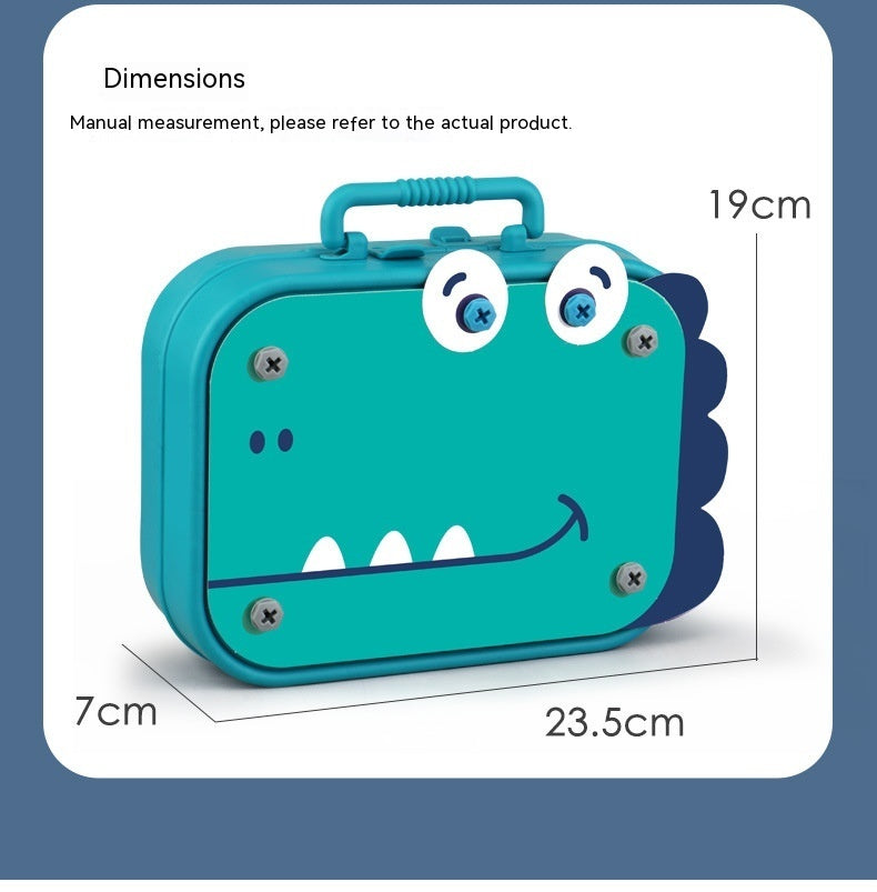 Electric Screw Screwdriver Toolbox Children's Toy Educational Detachable Assembly Screwdriver Electric Drill Set