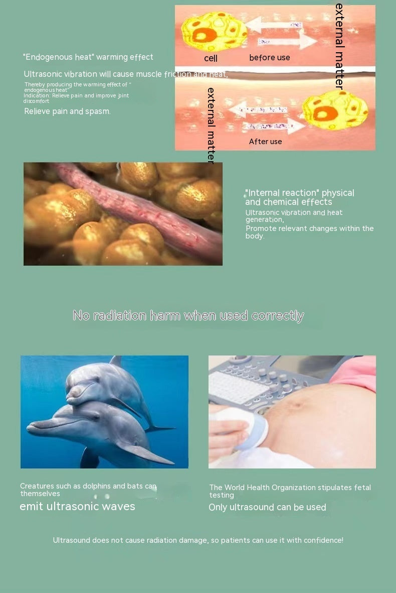 Ultrasonic Physiotherapy Instrument Household Cervical Spine Lumbar Massager