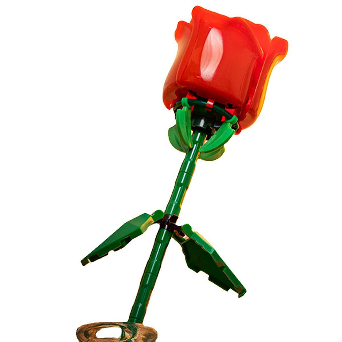 Valentine's Day Rose Puzzle Assembled Building Block Toys