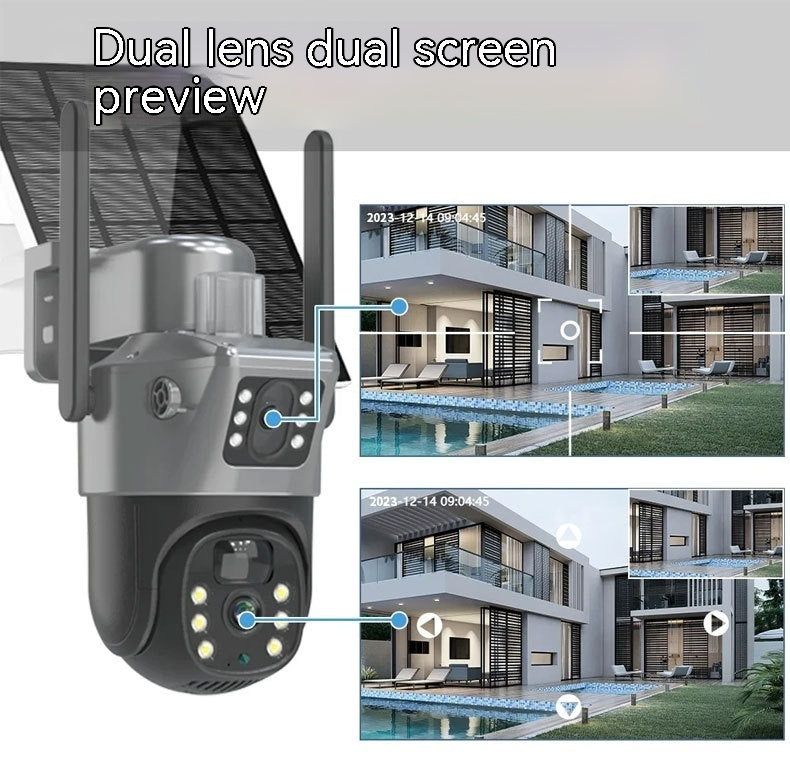 Solar Surveillance Camera Mobile Phone Remote HD Night Vision