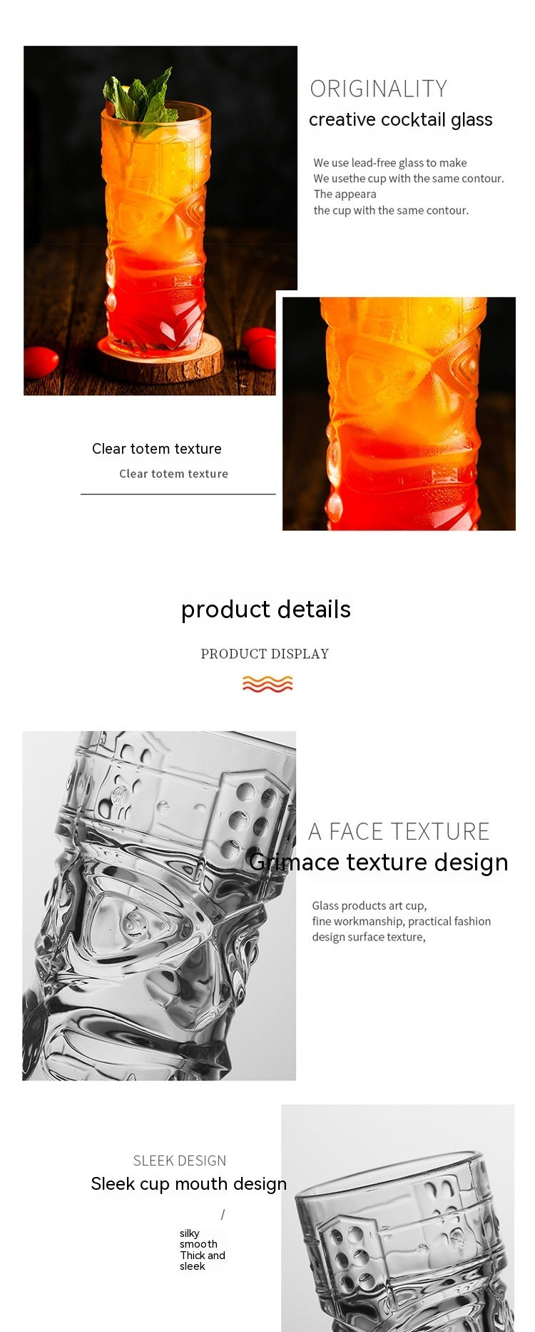 Creative Bar Ktv High Glass Cup