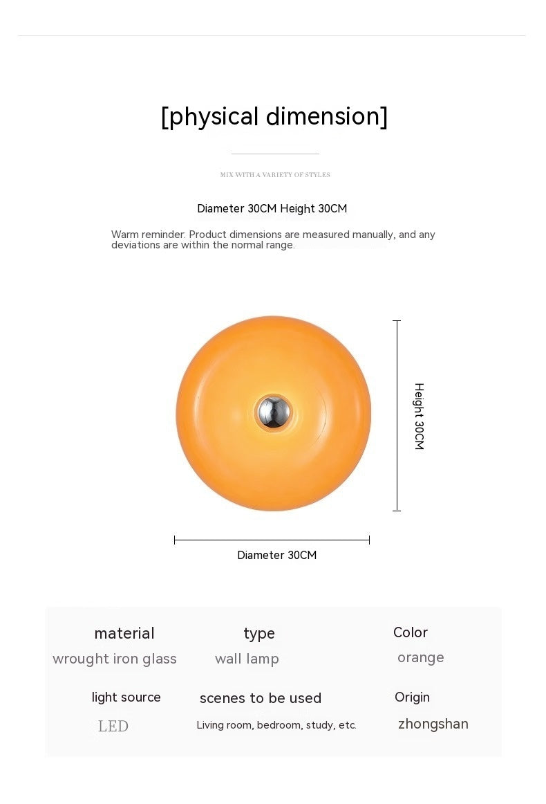 Donut Antique Bedroom Glass Decoration Ambience Light