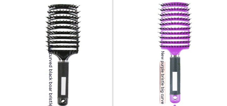 Big Curved Comb Bristle Massage Comb Eight Claws