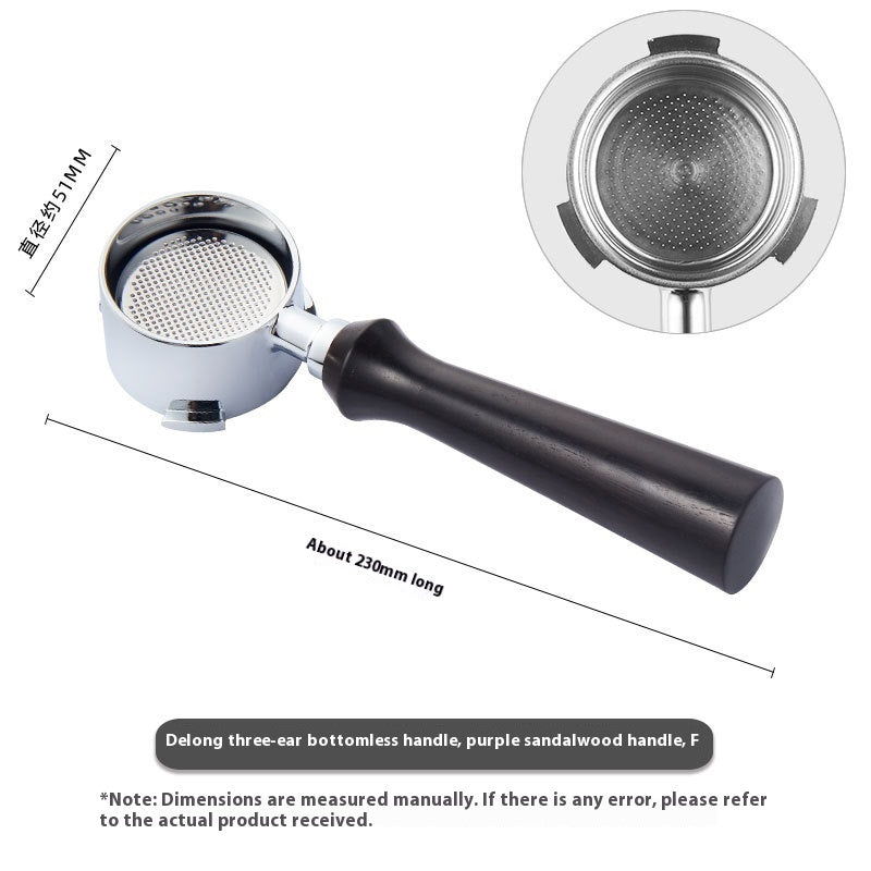 51mm Coffee Machine Handle Modified Solid Wood Handle