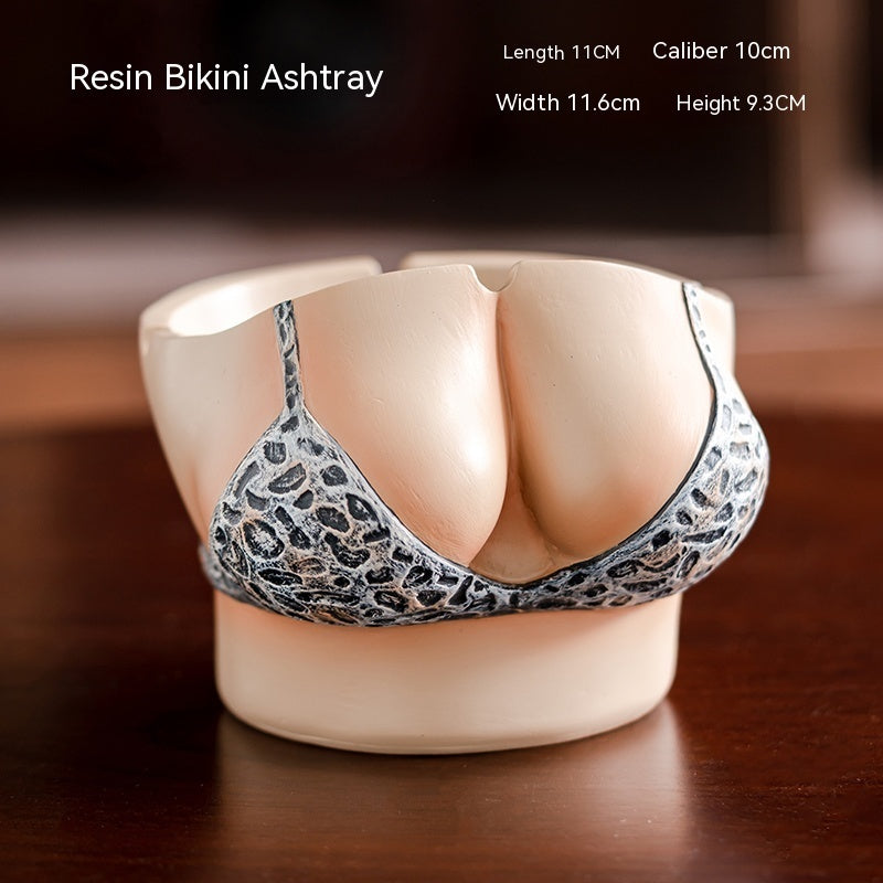 Bikini-shaped Ashtray Creative Resin Decorations