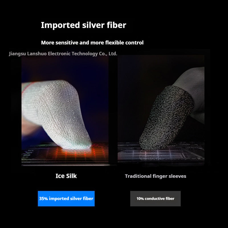 Silver Fiber Ultra-thin Chicken Finger Stall