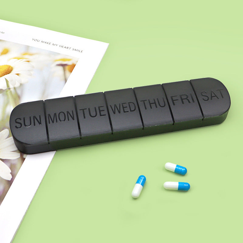 7-cell Mini Plastic Packaging Small Medicine Box