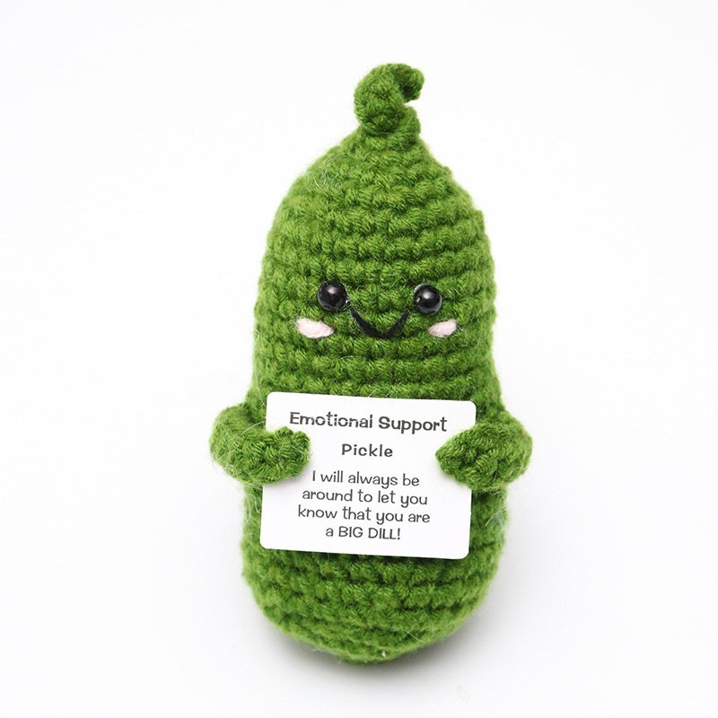Wool Crocheted Positive Energy Potato Facial Expression Package Wool Fruit