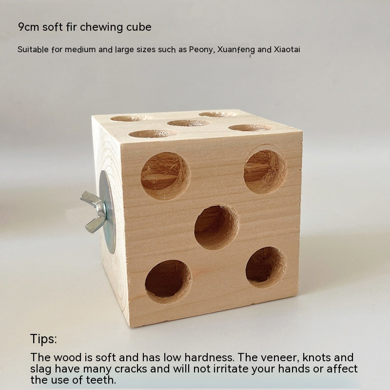 Grinding Mouth Destruction Rubik's Cube Platform Fir Pine Toy