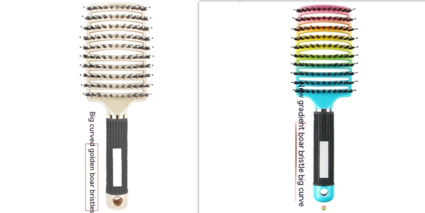 Big Curved Comb Bristle Massage Comb Eight Claws