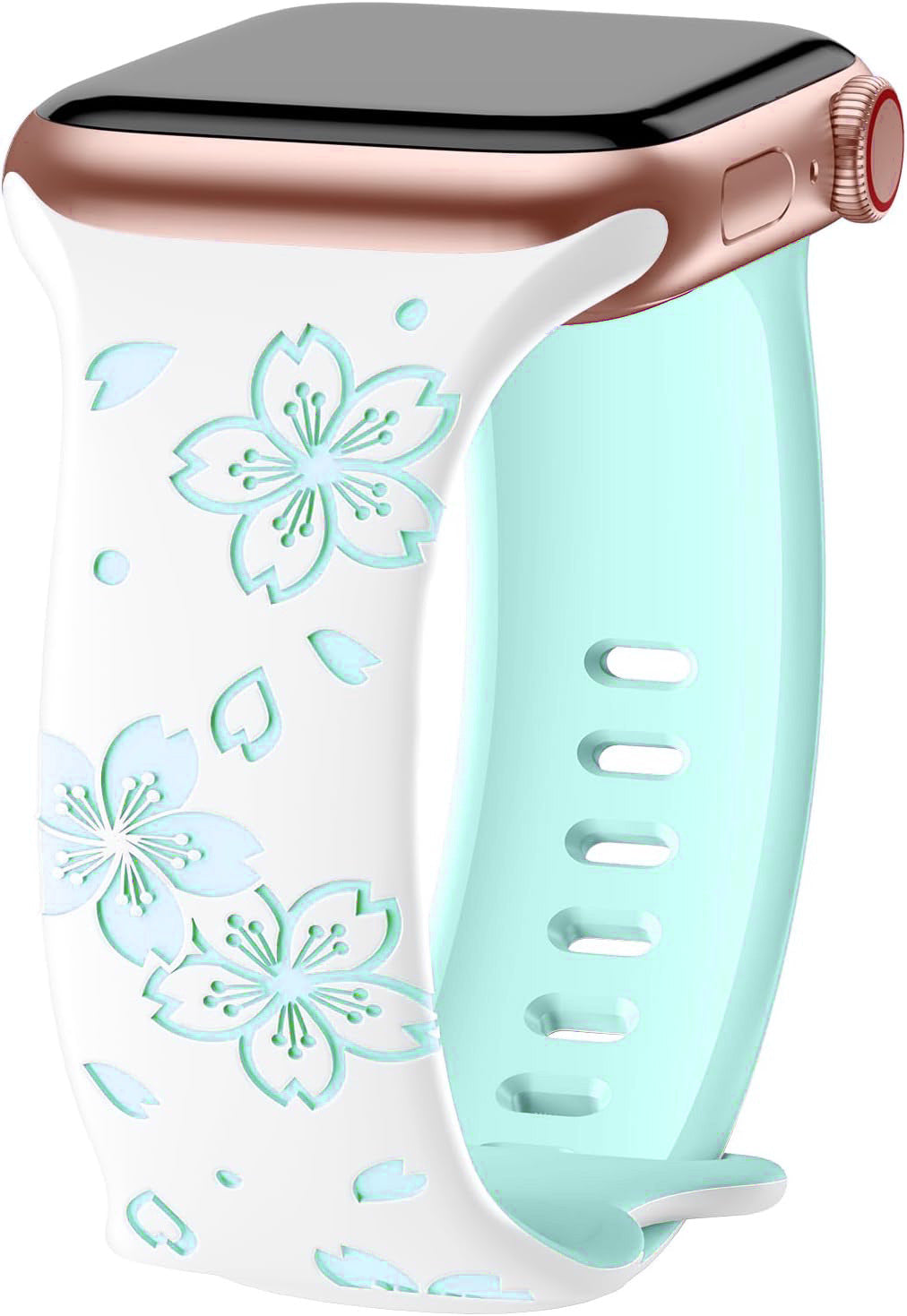 Laser Carving Embossed Castle Paradise Paisley Strap