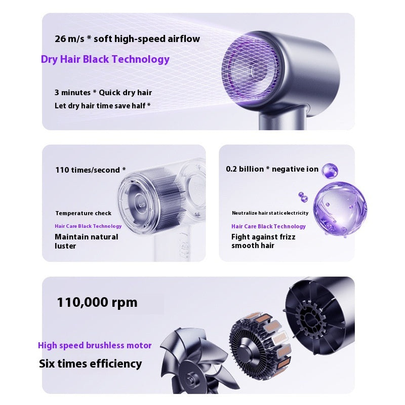 Hair Dryer Household Anion High Power