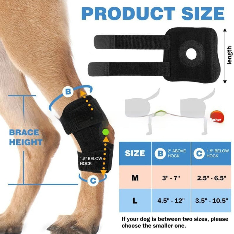 Pet Dog Leg Guard Joint Knee Pad ACL Ligament Tear Auxiliary Rehabilitation Cat Joint Dislocation Protection