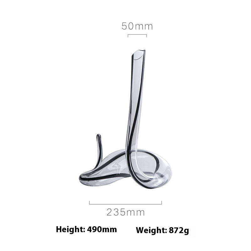 Household Snake Wine Decanter Austrian Crystal Glass